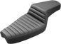 SADDLEMEN Step-Up Seat - Front Tuck-n-Roll - Black - XL 807-03-171