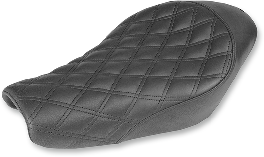 SADDLEMEN Renegade™ Solo Seat - Lattice Stitched - Black - XL '04-'20 807-11-002LS