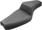 SADDLEMEN Step-Up Seat - Rear Lattice Stitch - Black - XL 807-03-173