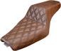 SADDLEMEN Step-Up Seat - Front Lattice Stitch - Brown - XL 807-11-172BR