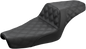 SADDLEMEN Step-Up Seat - Full Lattice Stitch - Black - XL 807-11-175