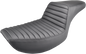 SADDLEMEN Step-Up Seat - Front Tuck-n-Roll - Black - FXR 882-09-171