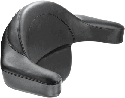 MUSTANG Passenger Pad - with Armrest - Smooth - FLT/FLHT '80-'13 75324