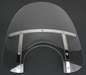 MEMPHIS SHADES Fats Windshield - 17" - Headlight - Clear MEM3620