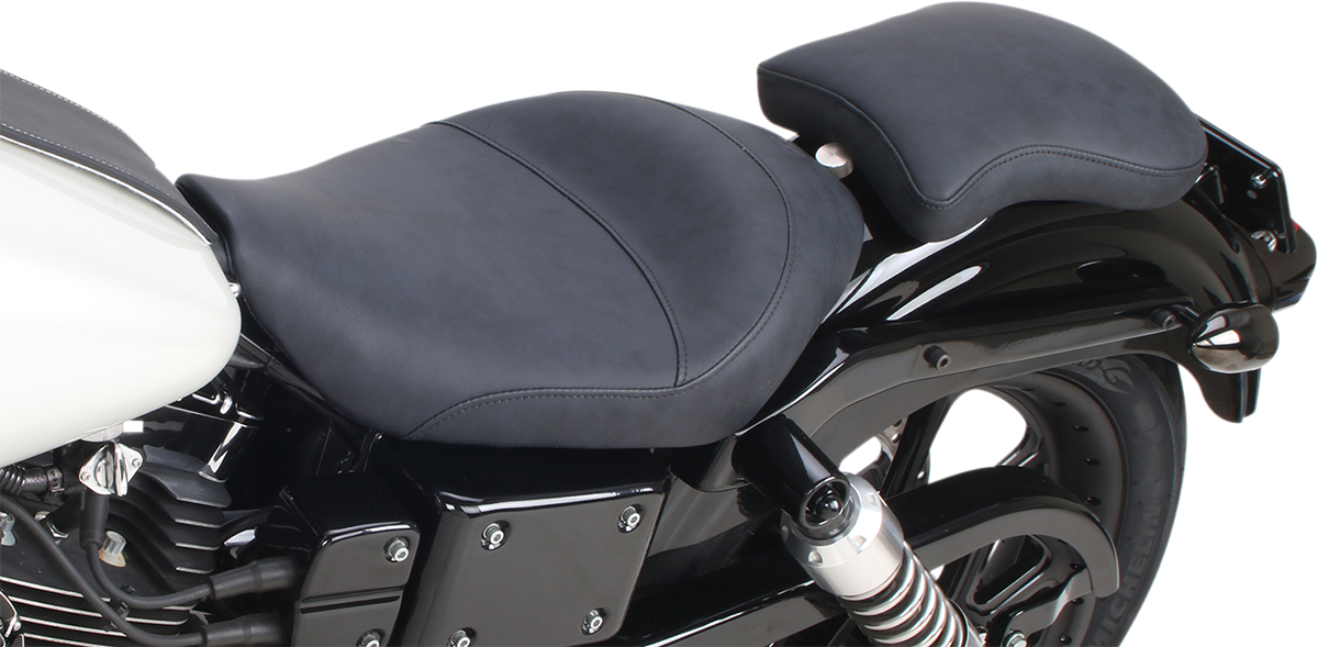 SADDLEMEN Detachable Pillion Pad - Saddlehyde S3 - Contoured - Brushed - 9" SA1021