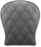 SADDLEMEN Detachable Pillion Pad - Lattice Stitched - Black - 9" SA1024