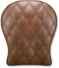SADDLEMEN Detachable Pillion Pad - Lattice Stitched - Brown - 9" SA1027
