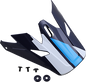 Z1R Rise Visor - Evac - Gloss Blue/White 0132-1394