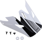 Z1R Rise Visor - Evac - Gloss White/Black/Gray 0132-1396