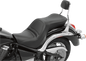 SADDLEMEN Seat - Explorer™ - without Backrest - Stitched - Black - VN900 K06-11-029
