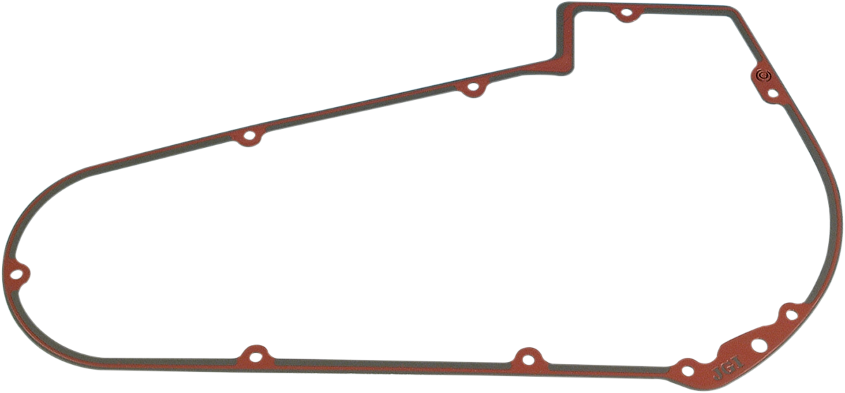 JAMES GASKET Primary Cover Gasket - 9 Hole - Rigid Mount 0.062" paper with Silicone Bead - Big Twin JGI-60538-81-C