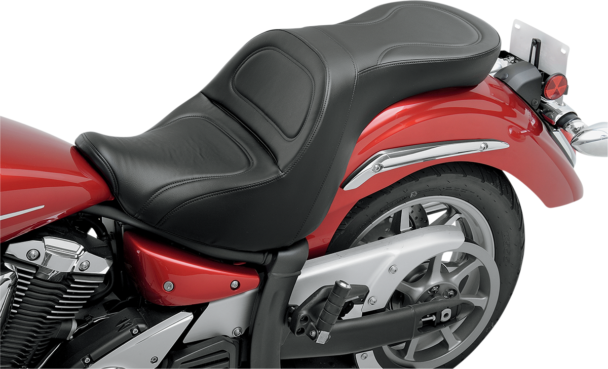 SADDLEMEN Seat - Explorer™ - without Backrest - Stitched - Black - XVS1300 Y07-13-029
