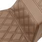 SADDLEMEN Step-Up Seat - Extended Reach - Full Lattice Stitch - Brown - FL '08-'24 808-07B-175BREX