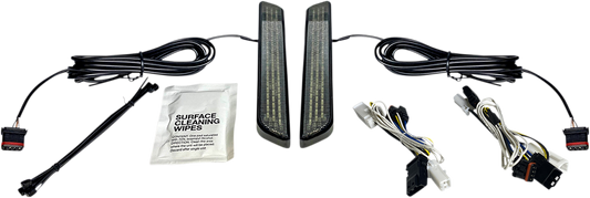 CUSTOM DYNAMICS LED Fork Light - Smoke - Black CD-FORK-BCM-SB