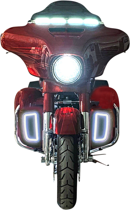 CUSTOM DYNAMICS Lower Fairing Light Inserts CD-LF-AW-B