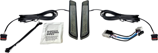 CUSTOM DYNAMICS LED Fork Light - Smoke - Black CD-FORK-HD-SB
