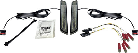 CUSTOM DYNAMICS LED Fork Light - Smoke - Black CD-FORK-UNV-SB