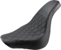 SADDLEMEN Profiler Seat - Front Lattice/Rear Smooth - Black - FL/FX '18-'23 818-27-149