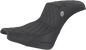 SADDLEMEN Pro Series SDC Performance Seat - w/o Backrest - Lattice Stitch/Lumbar Gripper - FX '18-'24 SC81830D0