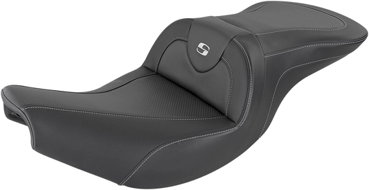 SADDLEMEN Roadsofa™ Carbon Fiber Seat - Without Backrest - Black - Indian '14-'24 I14-07-185