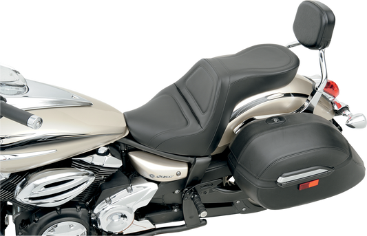 SADDLEMEN Seat - Explorer™ - without Backrest - Stitched - Black - XVS950 Y09-14-0291