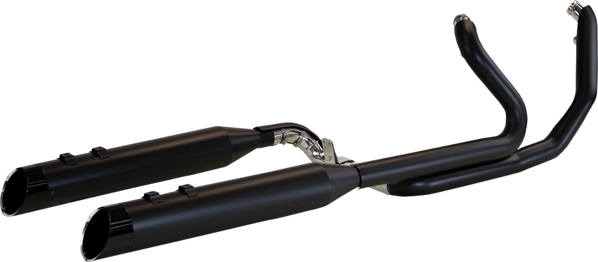 KHROME WERKS 2-Into-2 Two-Step Crossover Header System - Black - FL 200445