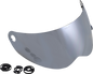 BILTWELL Lane Splitter Shield - Gen 2 - Chrome Mirror 1112-221