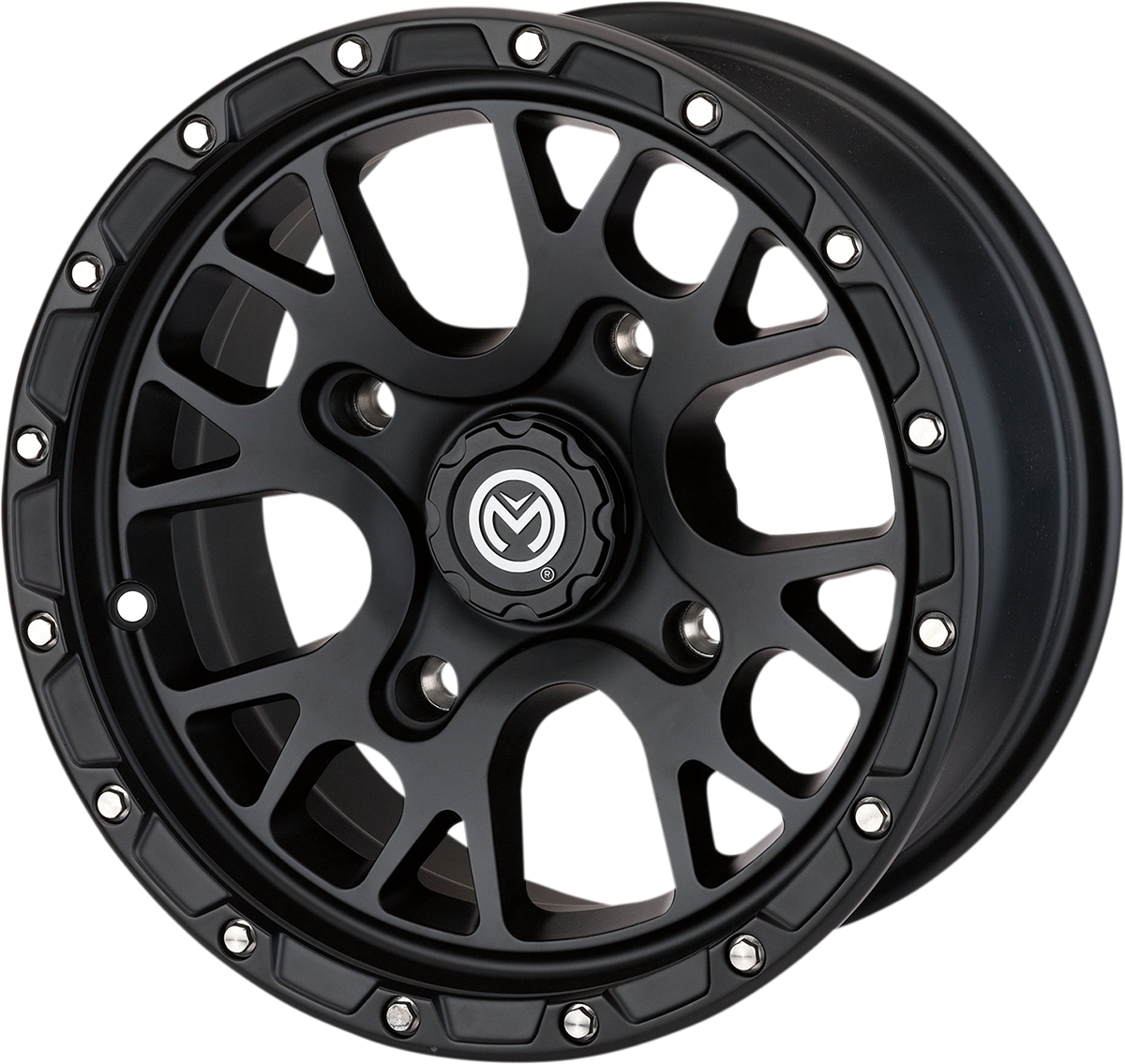 MOOSE OFFROAD Wheel - 545X - Front/Rear - Black - 15x7 - 4/156 - 4+3 545MO157156SB44