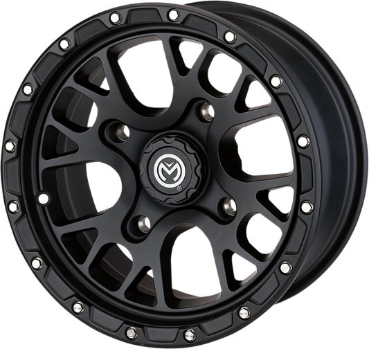 MOOSE OFFROAD Wheel - 545X - Front/Rear - Black - 15x7 - 4/156 - 4+3 545MO157156SB44