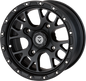 MOOSE OFFROAD Wheel - 545X - Front/Rear - Black - 15x7 - 4/156 - 4+3 545MO157156SB44