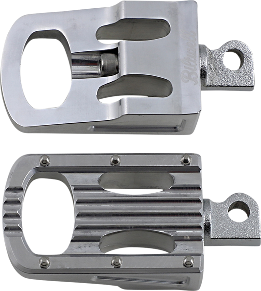 BILTWELL Punisher Foot Pegs - Classic - Polished 7005-303-01