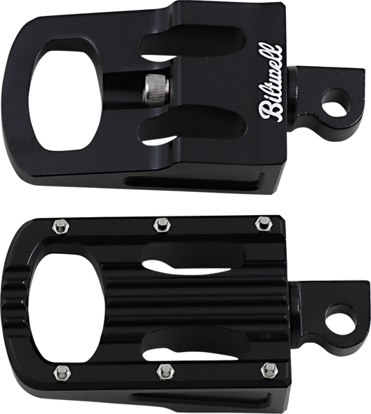 BILTWELL Punisher Foot Pegs - Classic - Black 7005-203-01