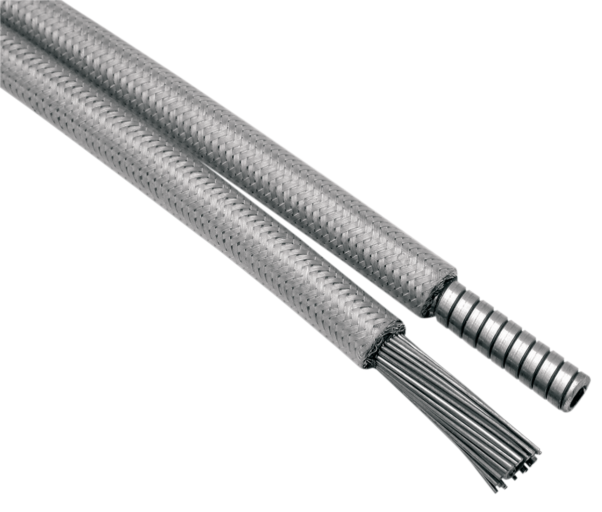 MOTION PRO Armor Coat Braided Stainless Steel Clutch Cable - Coil Wound - 58" 66-0167