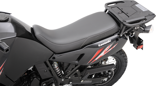 SADDLEMEN Adventure Tour Seat - One-Piece - Low - Stitched - Black - KLR 650 0810-K048