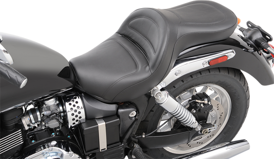 SADDLEMEN Seat - Explorer™ - without Backrest - Stitched - Black - America T06-09-0291