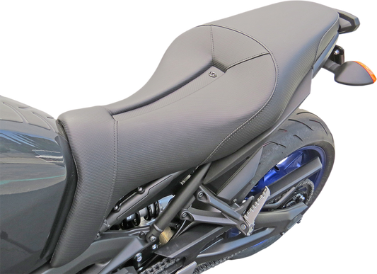 SADDLEMEN Gel Channel™ Track Carbon Fiber Sport Seat - Black - FZ09/MT09 0810-Y127
