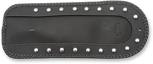 MUSTANG Fender Bib - Smooth Chrome-Studded - Black - HD Dyna '06-'17 78061