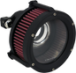 TRASK Assault Charge High-Flow Air Cleaner - Flat Black TM-1022-BK