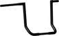 KHROME WERKS Buck-25 Handlebar - FLH - 14" - Black 300734