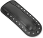 MUSTANG Fender Bib - Smooth Chrome-Studded - Black - HD Softail 78113