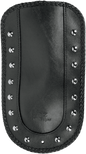 MUSTANG Fender Bib - Smooth Chrome-Studded - Black - HD Softail 78118