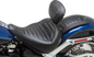 MUSTANG Fender Bib - Tuck and Roll - Black - HD Softail 78190