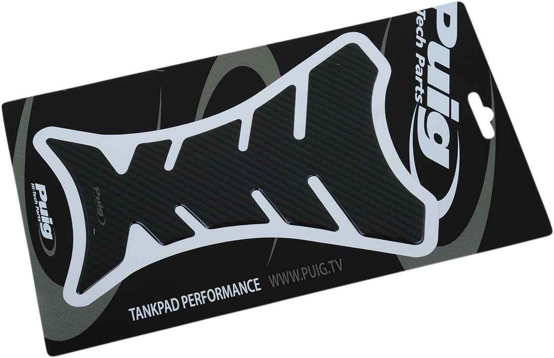 PUIG HI-TECH PARTS Tank Pad - Performance - Carbon 4051C