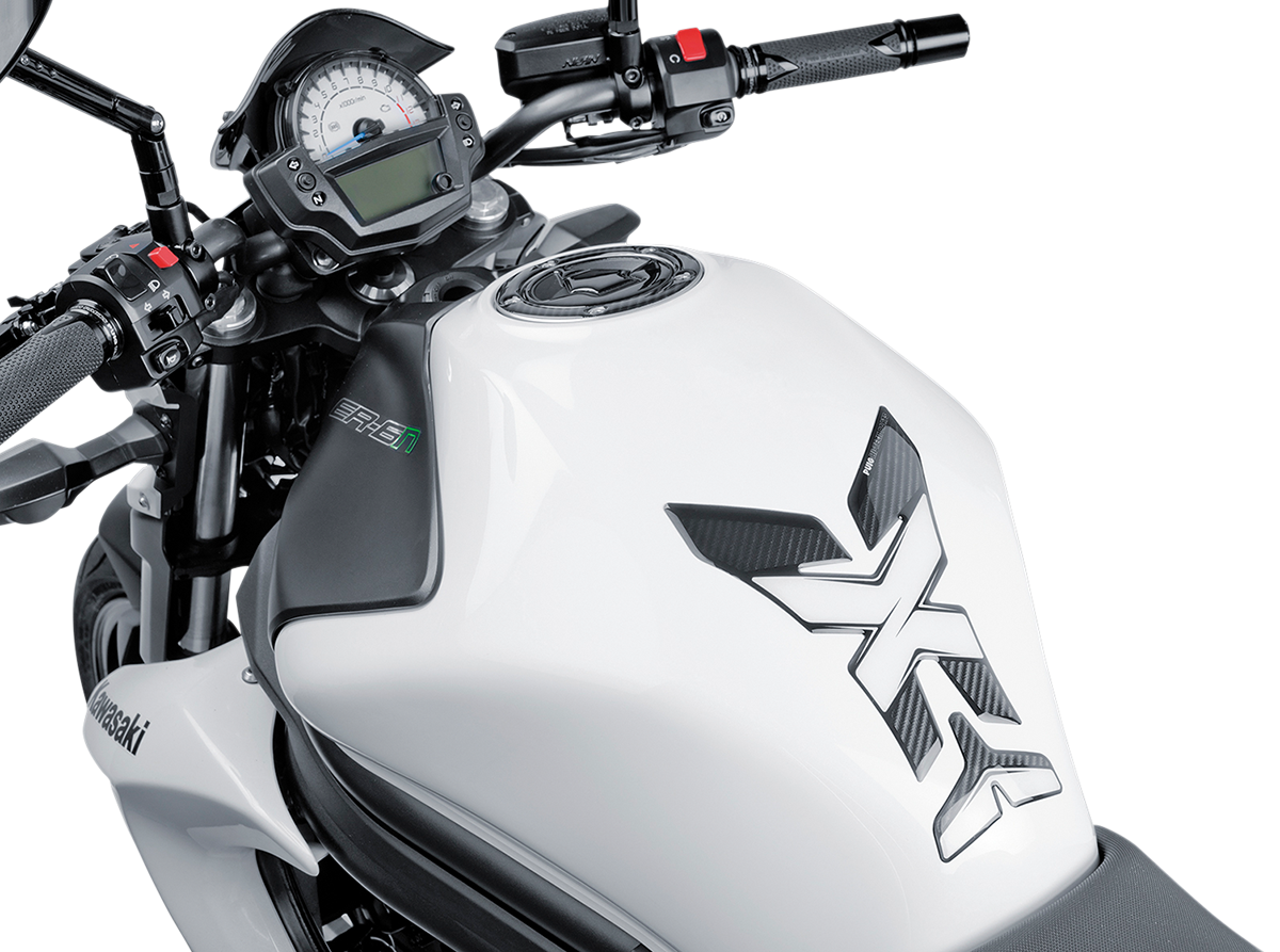 PUIG HI-TECH PARTS Tank Pad - Xtreme - Carbon 7597C