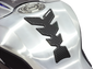 PUIG HI-TECH PARTS Tank Pad - Tire - Black 9939N