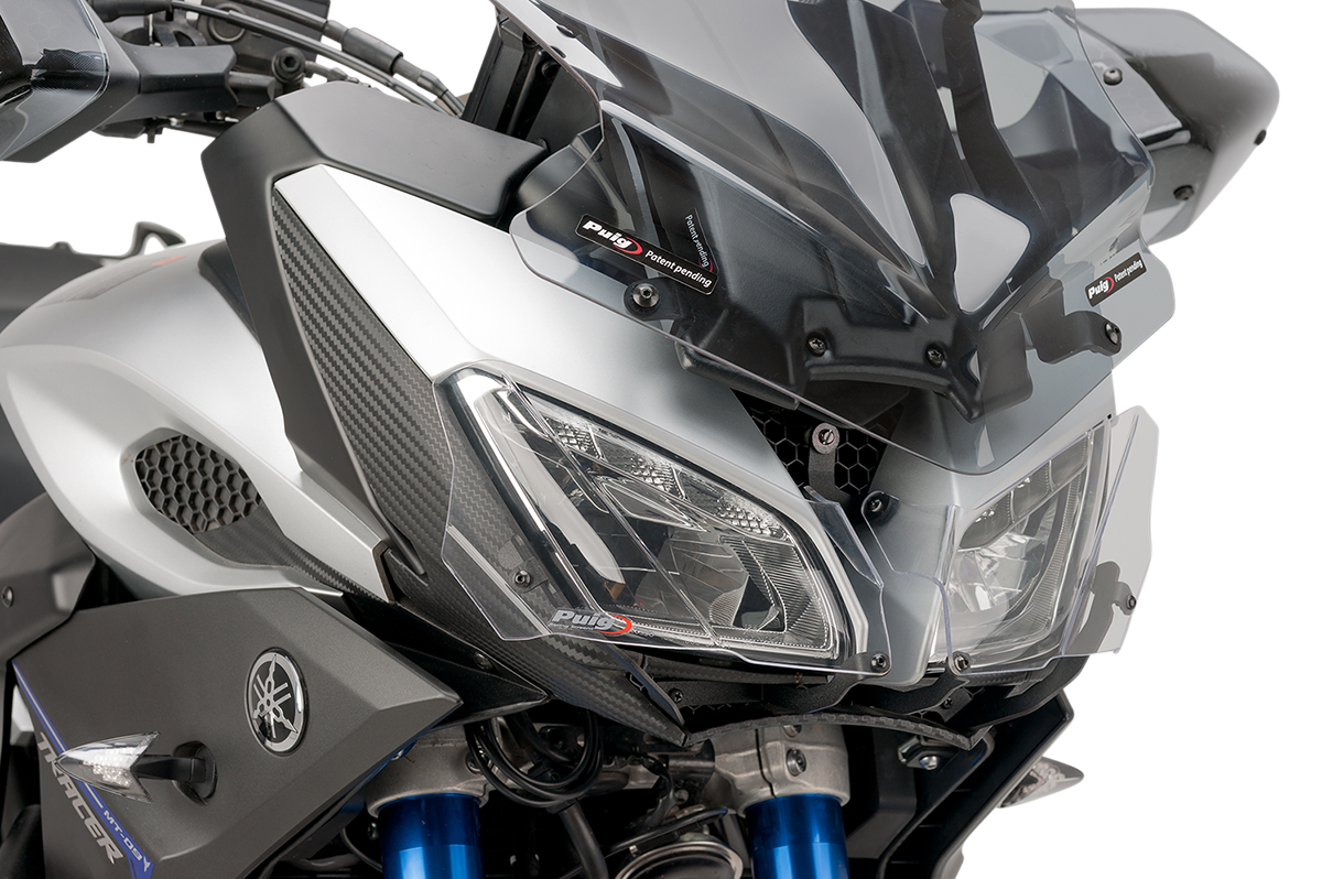 PUIG HI-TECH PARTS Protective Headlight Cover - Clear - '15-'17 FJ09/Tracer 900 8127W