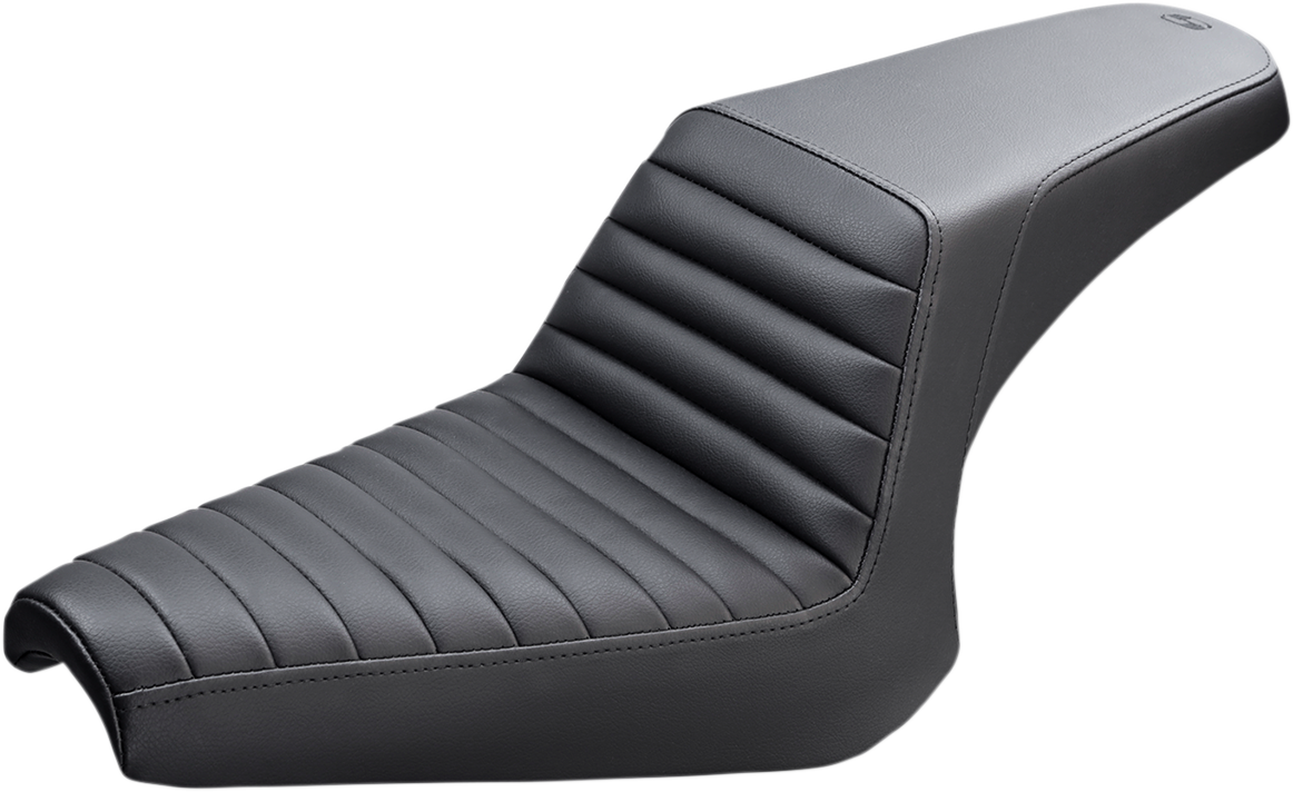 SADDLEMEN Step-Up Seat - Front Tuck-n-Roll - Black Y13-16-171