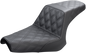 SADDLEMEN Step-Up Seat - Full Lattice Stitch - Black - Bolt '13-'24 Y13-16-175