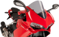 PUIG HI-TECH PARTS Race Windscreen - 14-1/2" - Smoke - Panigale 7621H