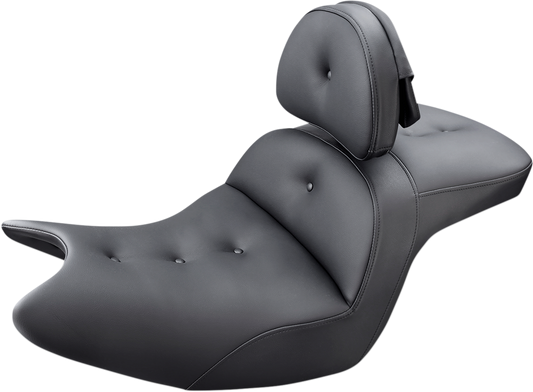SADDLEMEN Seat - Roadsofa™ - With Backrest - Pillow Top - Black H18-07-181BR
